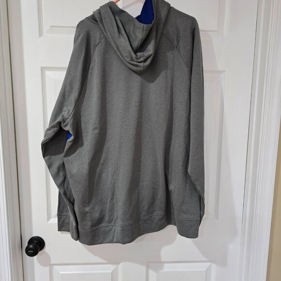 Philadelphia 76er's Men's NBA Pullover Hoodie Polyester Gray Blue Size 2XL NWT - Picture 6 of 8